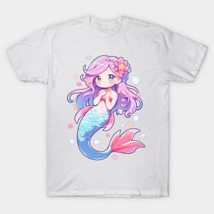 Cute Chibi Mermaid Creature T-Shirt